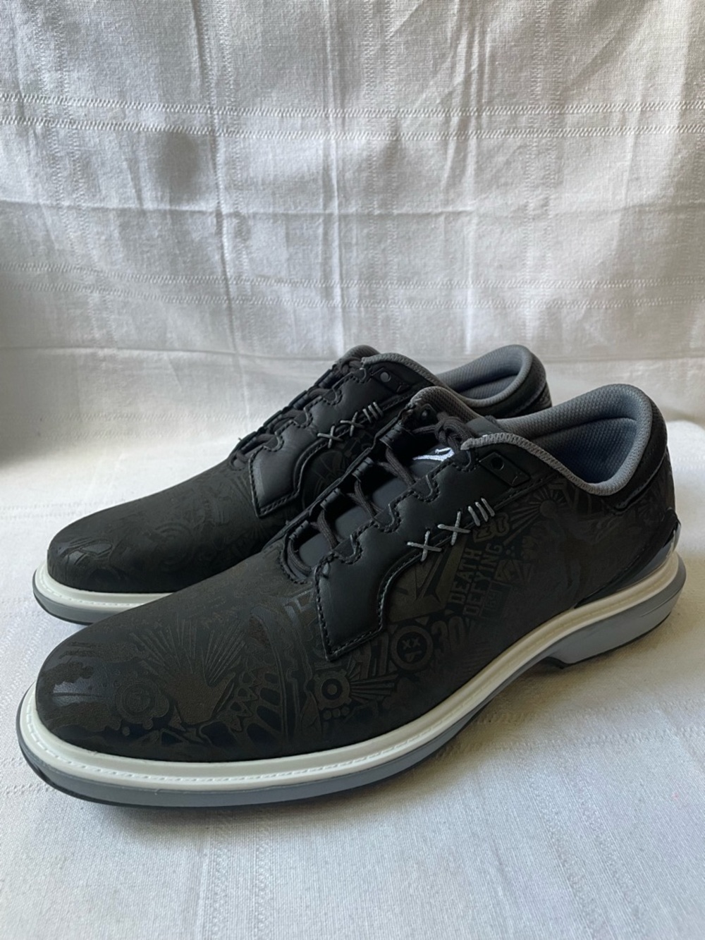 Nike Air Jordan ADG 5 Black Laser Golf Shoes Men's Size 9 FQ6642-003 NEW